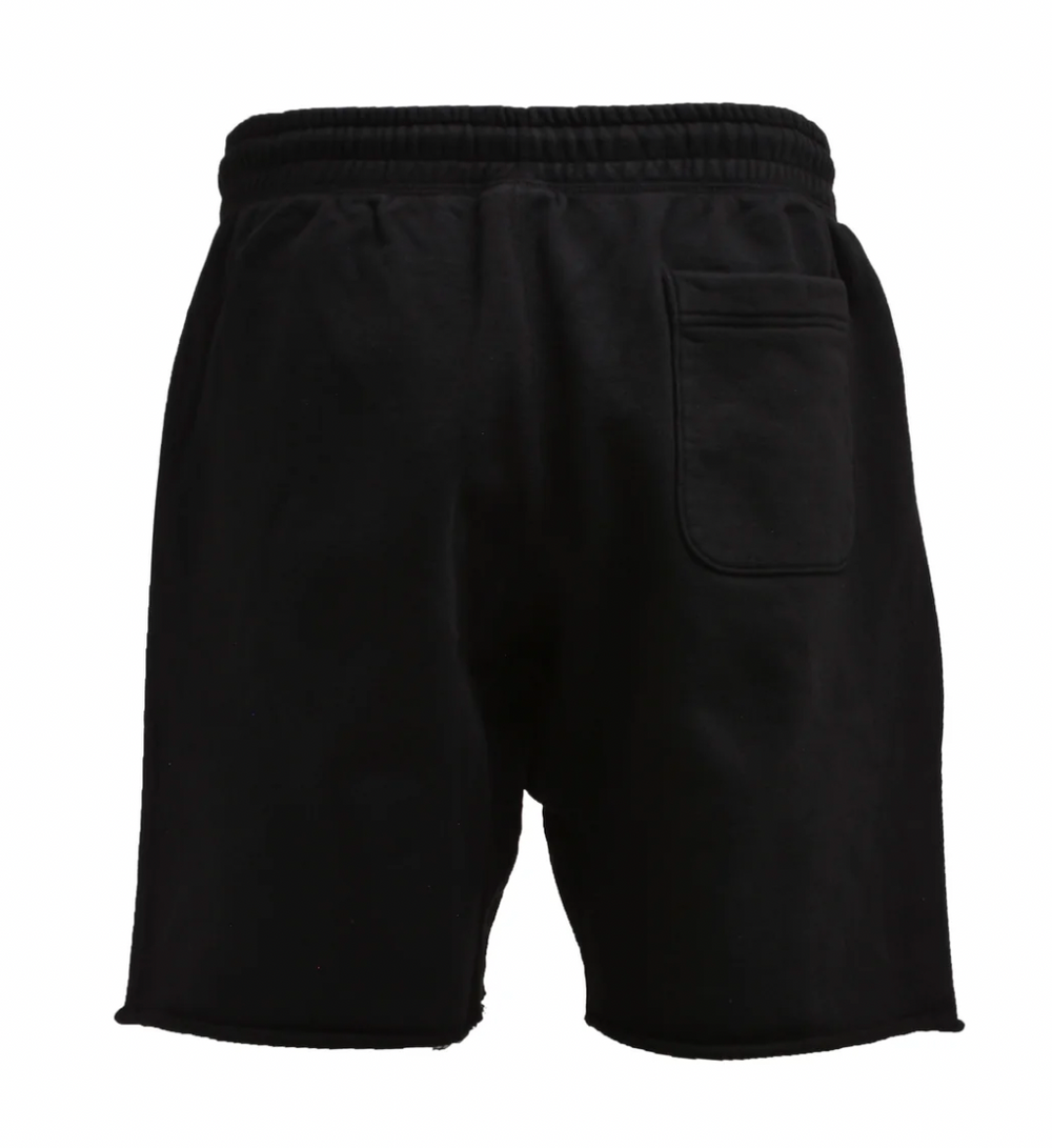 Saint Michael 'MX6' Black Logo Black Sweat Shorts