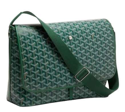 Goyard 'Capetien MM' Green Messenger Bag