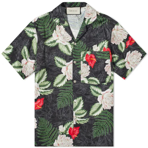 Gucci 'Hawaiin Soul' Silk Vacation Shirt