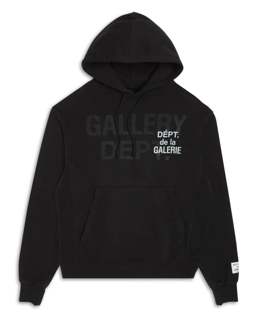 Gallery Dept. 'Multi Logo' Black Hoodie