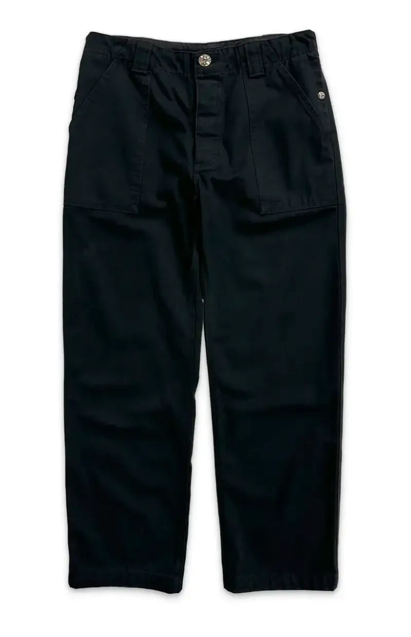 パンツ chrome hearts work pants black 40 Chrome Hearts Black Carpenter Pants - SHENGLI ROAD MARKET