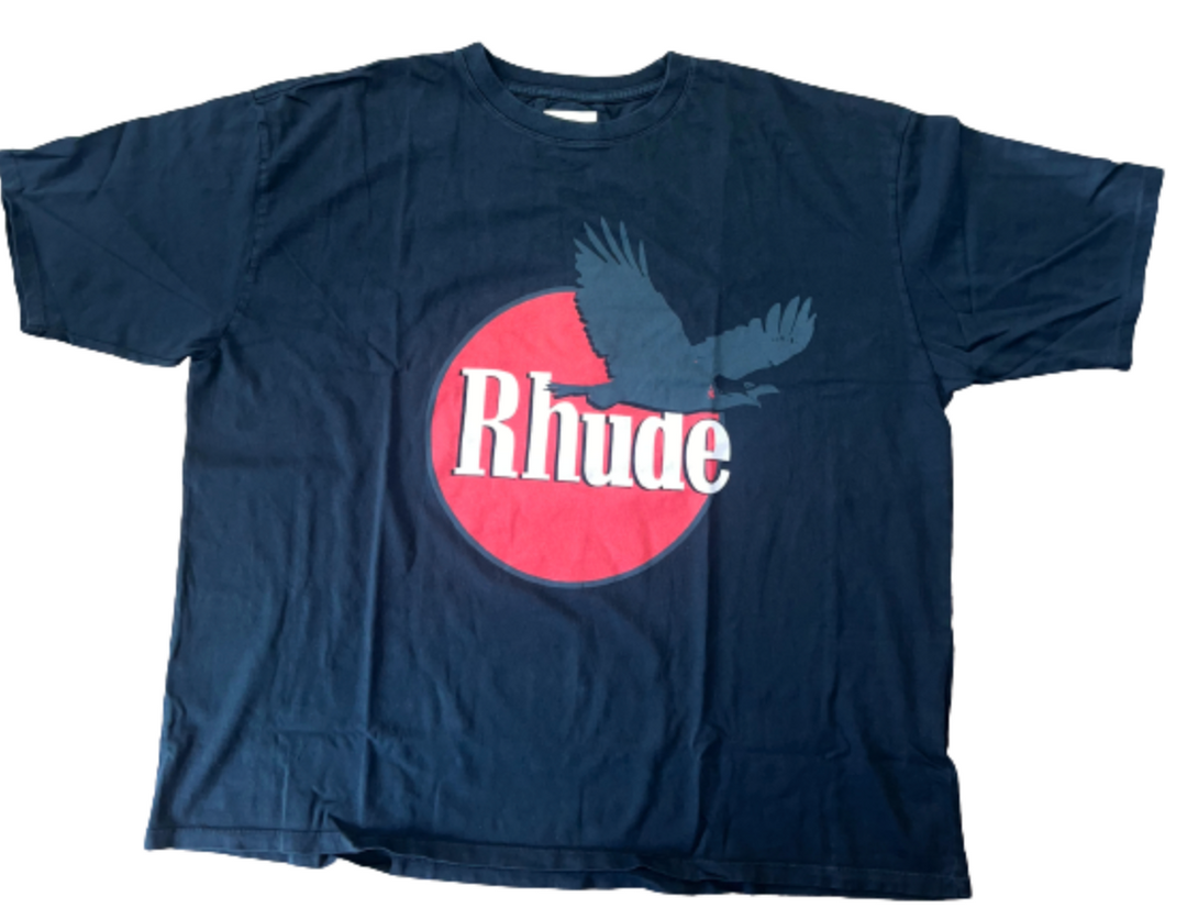 Rhude 'Eagle Logo' Black Vintage Tee
