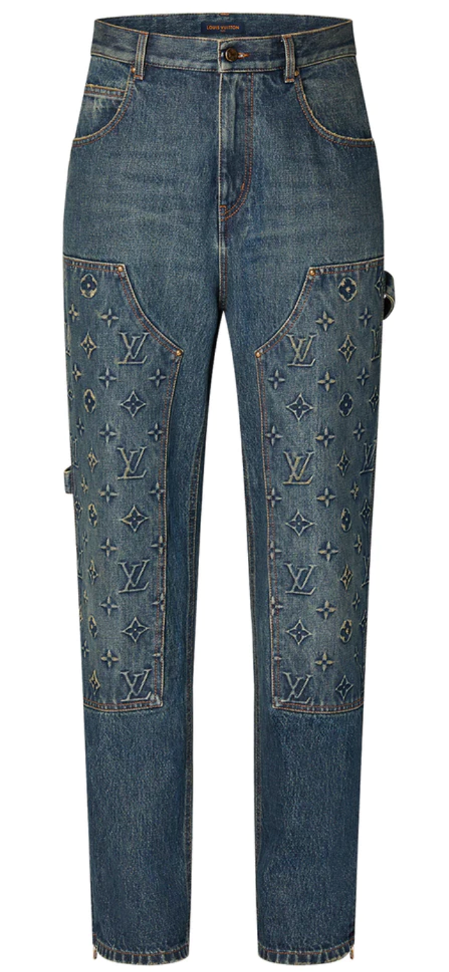 Louis Vuitton 'Workwear Denim Carpenter' Pants