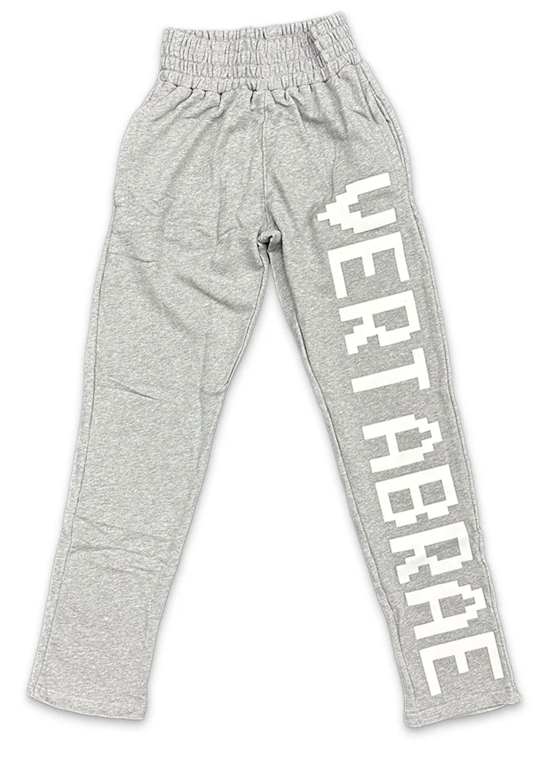 Vertabrae Logo 'Grey/White' Straight Leg Sweatpants