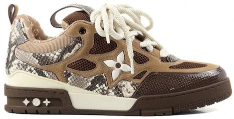 LOUIS VUITTON エピ デッキシューズ ドライビング 【8.5】 茶 Louis Vuitton LV Skate 'Brown Snakeskin' – Showroom LA