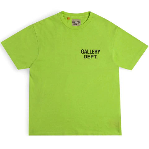 Gallery Dept Souvenir Tee 'Lime Green'
