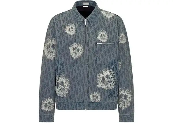 Dior x Denim Tears Zipped Cotton Denim Jacket Blue – Showroom LA