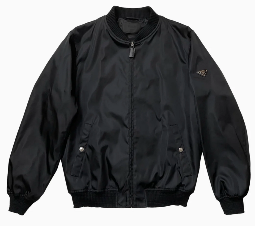 Prada Re-Nylon 'Black' Bomber Jacket