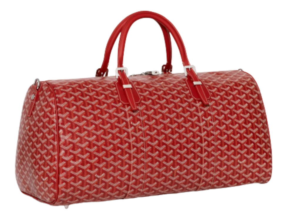 Goyard 'Boston 50' Red Duffle Bag