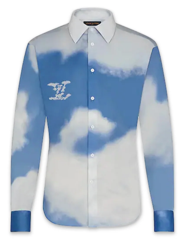 Louis Vuitton 'Clouds' Button Up Shirt