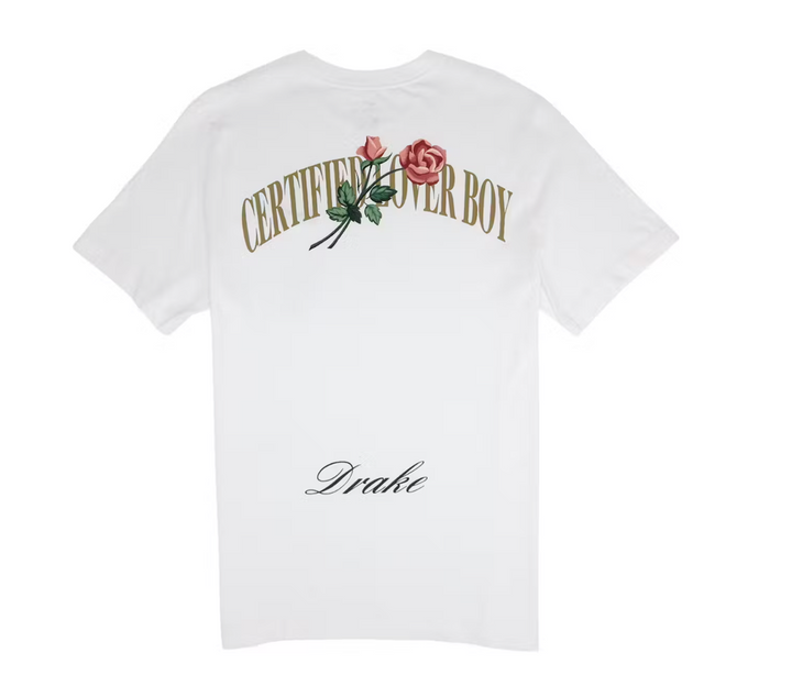 Nike x Drake Certified Lover Boy 'Rose' White Tee