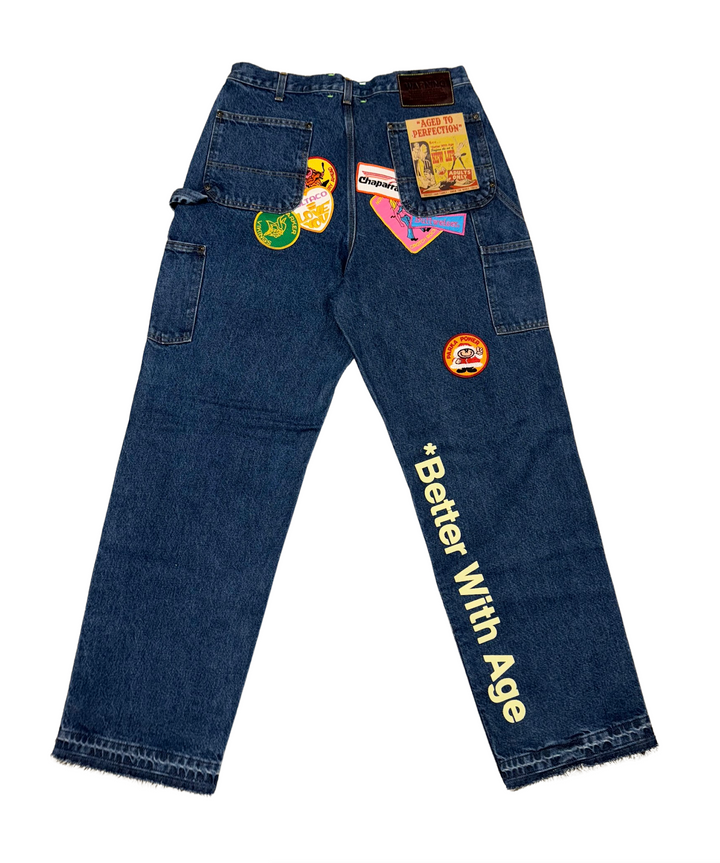 *Better With Age 'Patch' Carpenter Jeans