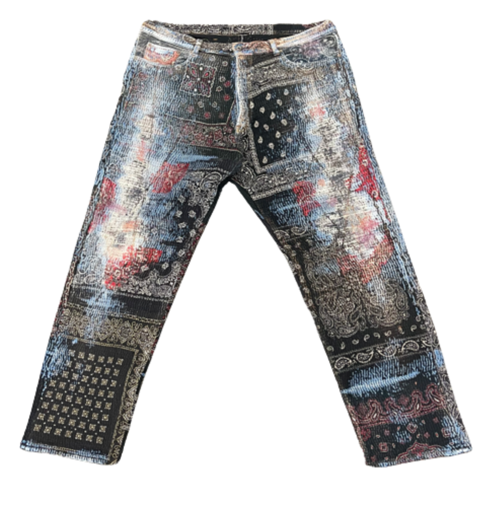 PROLETA RE ART 'boro patchwork' Jeans