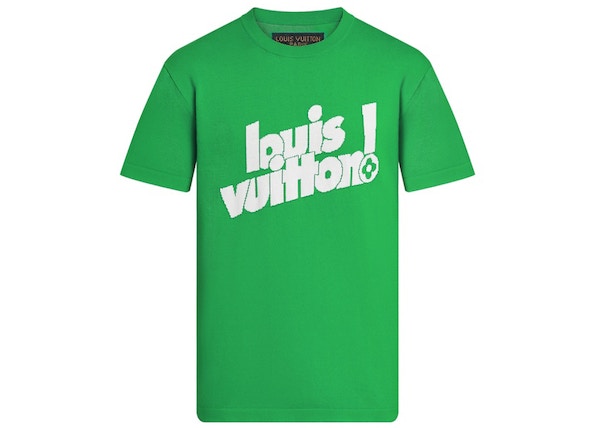 Louis Vuitton 'Everyday LV' Green Crewneck Tee