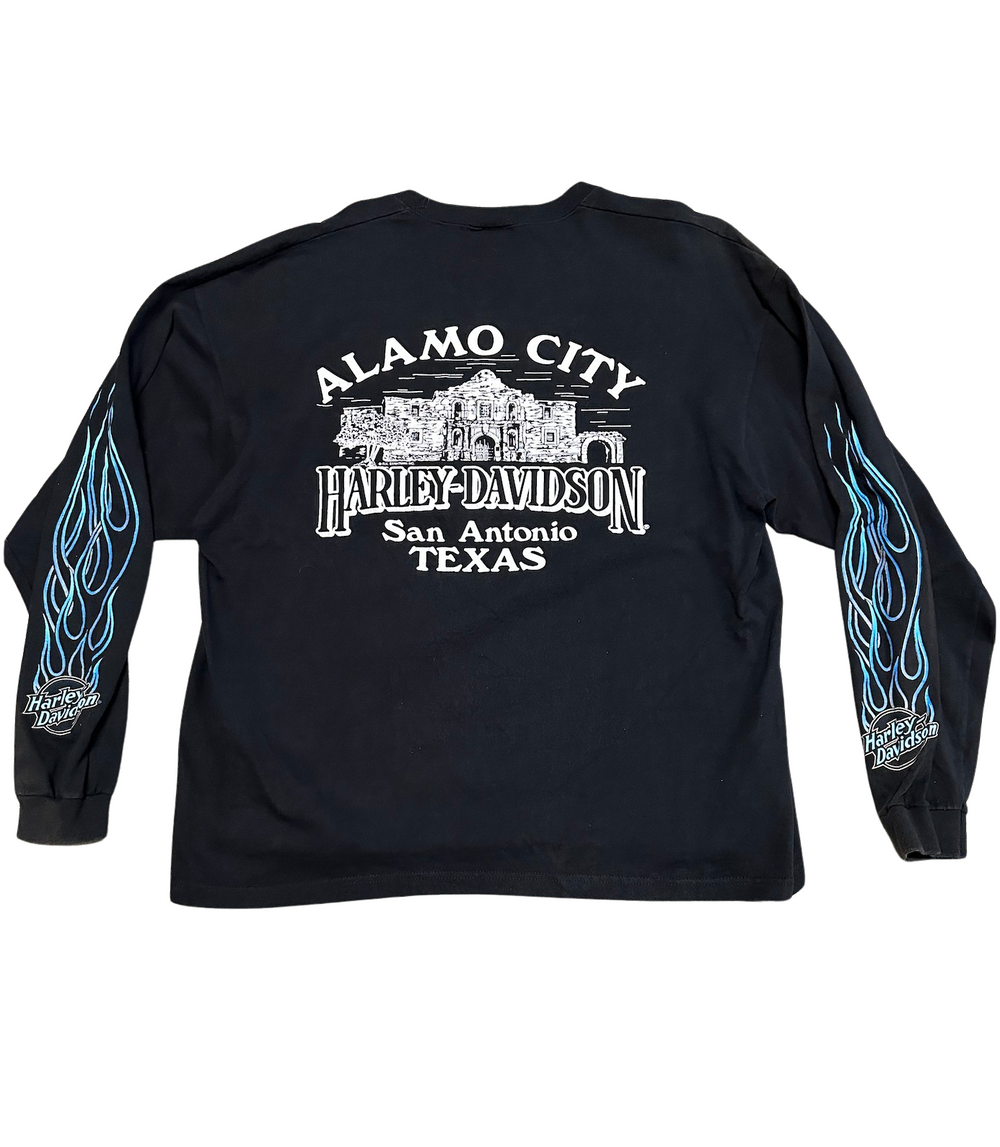 Harley Davidson 'Alamo City' Vintage Long Sleeve