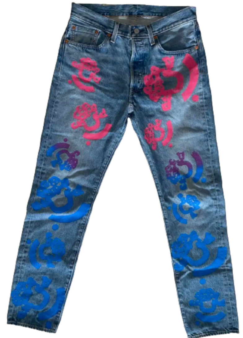 Denim Tears x Bstroy 'Blue Pink' Jeans – Showroom LA