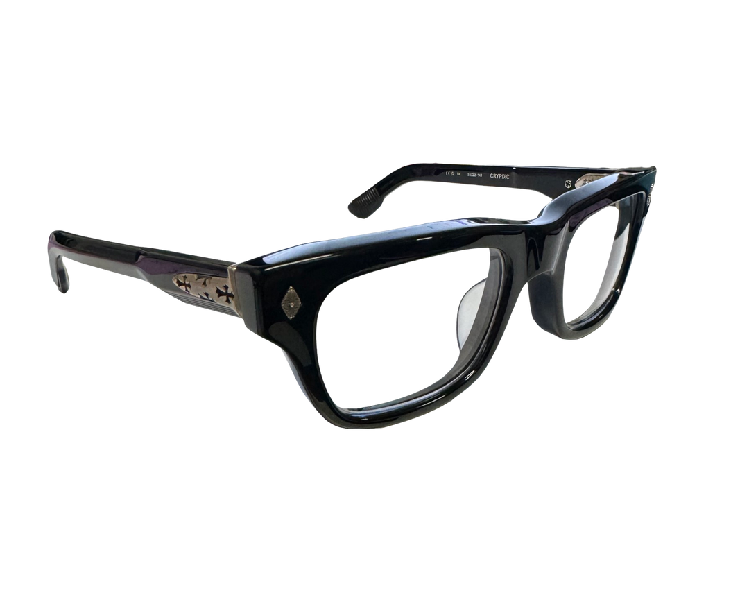 Chrome Hearts 'Crypdic' Black Glasses