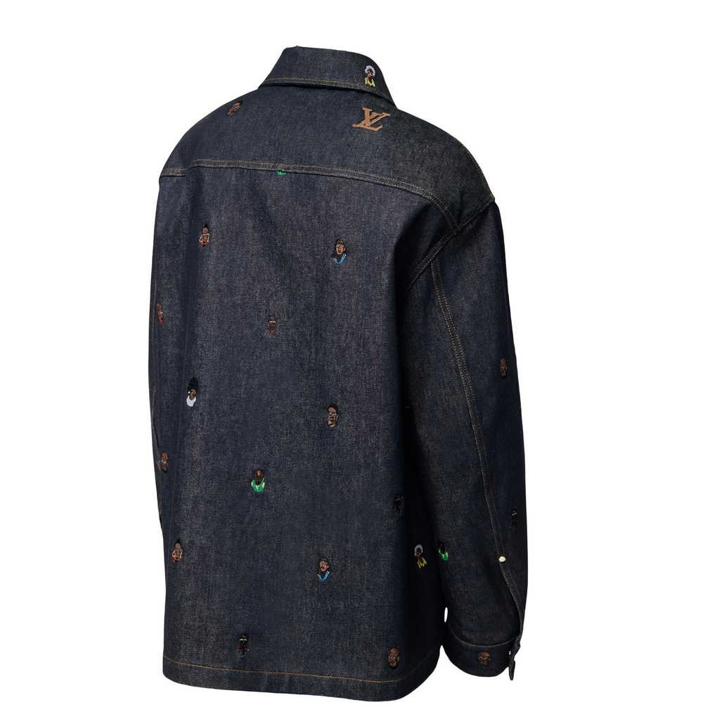 Louis Vuitton 'Henry Taylor' Denim Button Overshirt