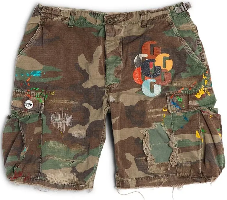 Gallery Dept. 'Woodland Camo' G Patch Cargo Shorts – Showroom LA