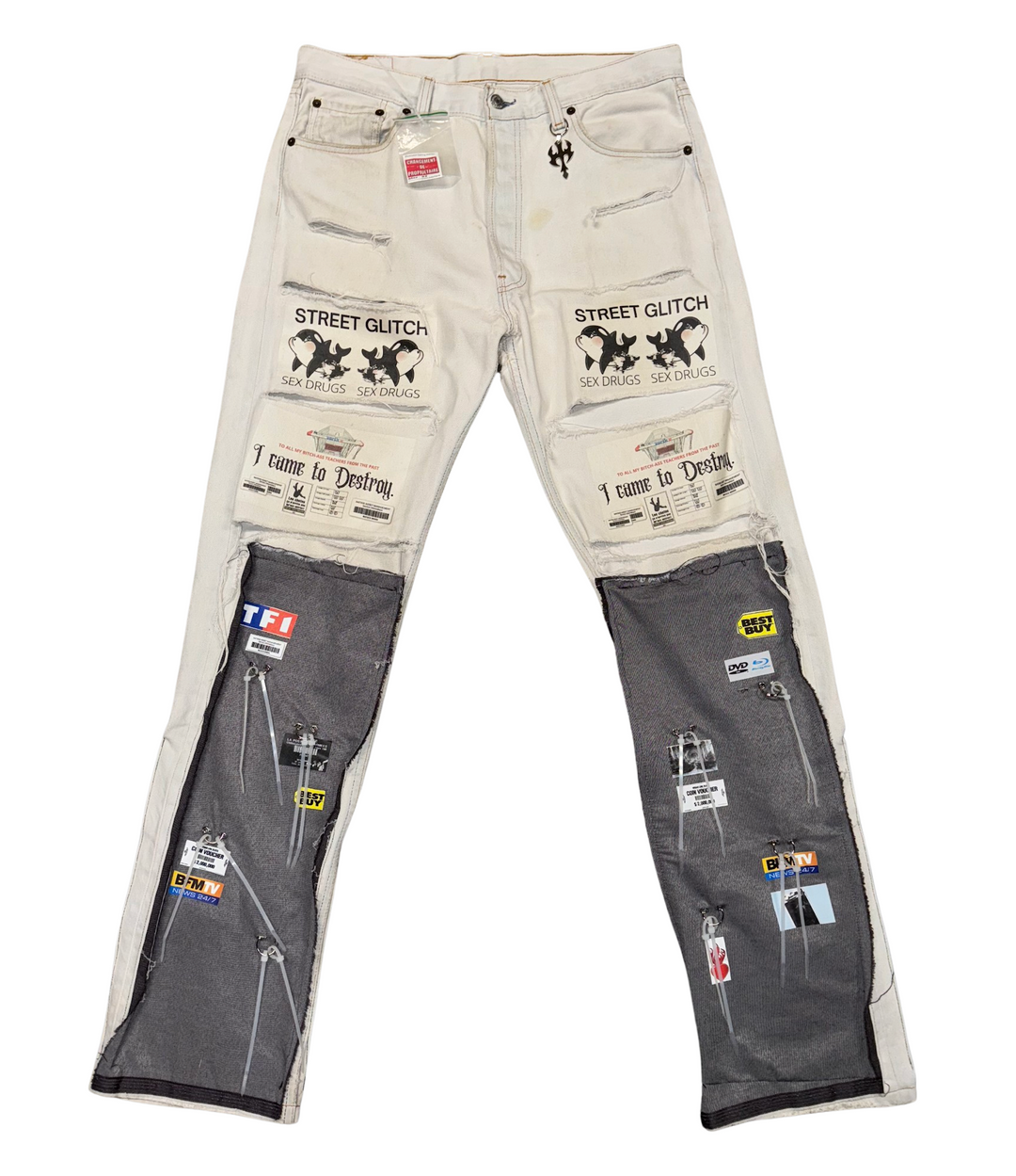 Coucoubébé 75018 'Street Glitch' Jeans