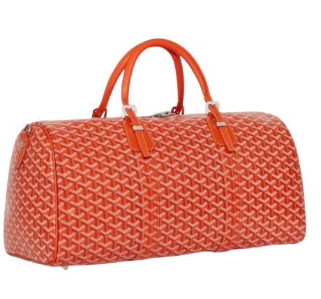 Goyard 'Boston 50' Orange Duffle Bag