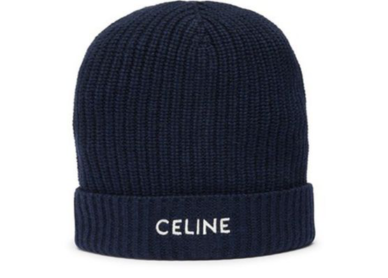 Celine 'Navy' Knit Beanie