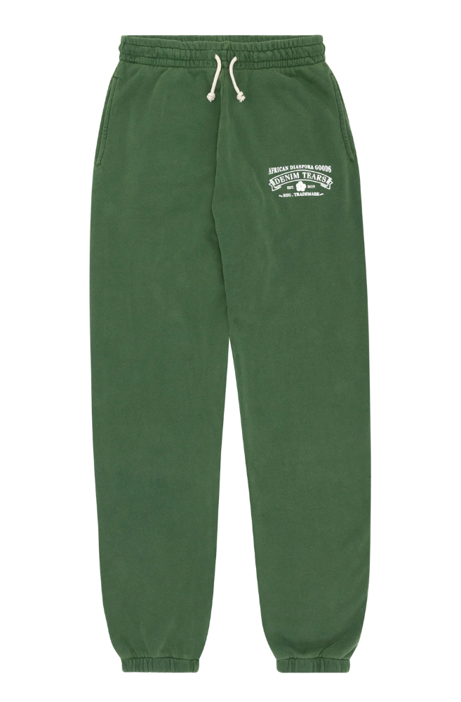 Denim Tears 'Vintage ADG' Green Sweatpants