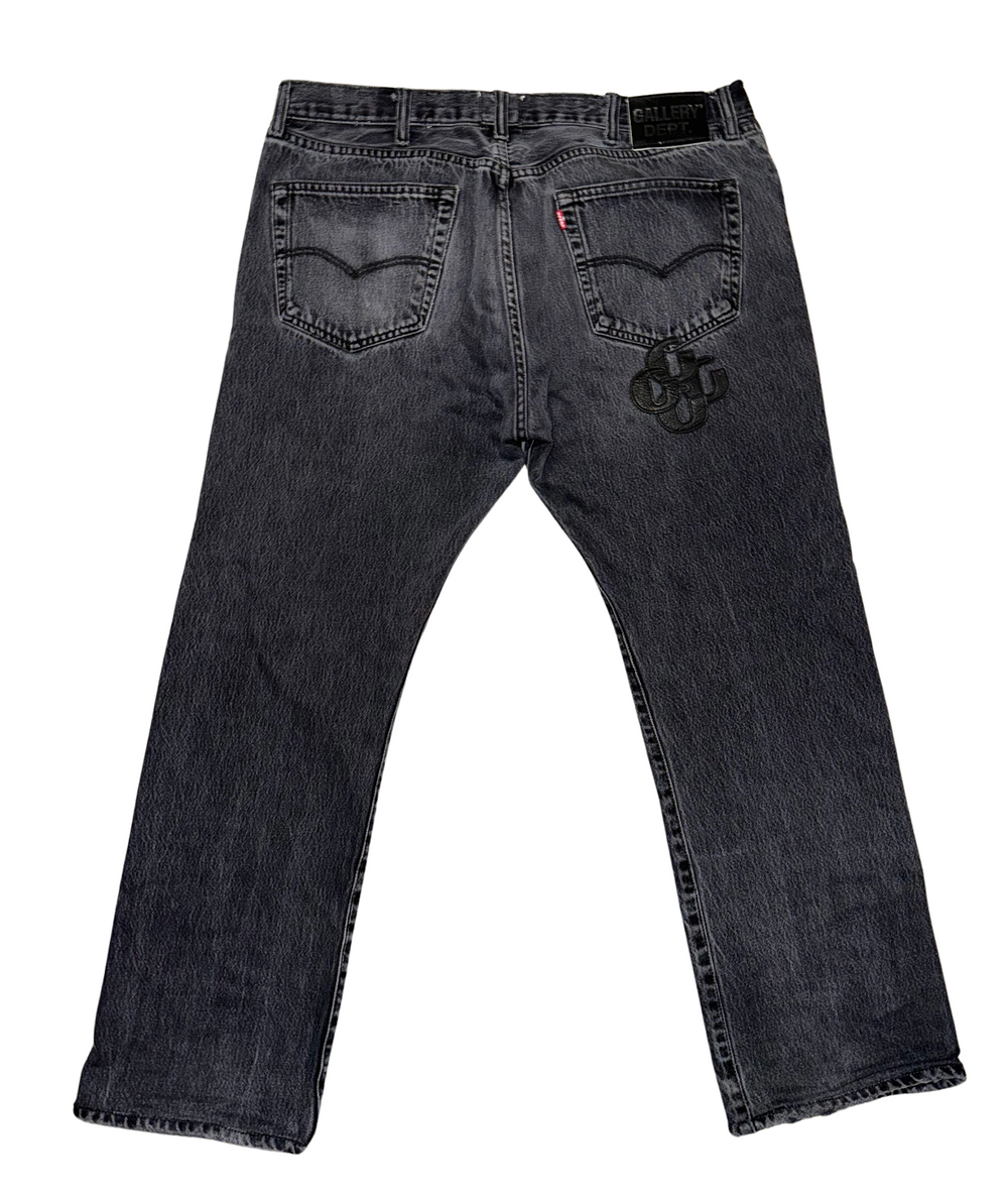 Gallery Dept '8 G Patch' Black Denim Jeans