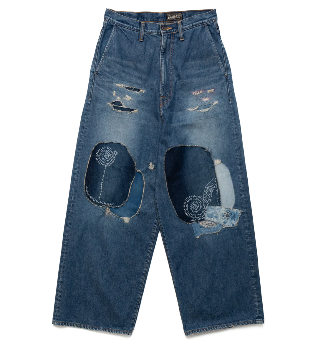 Kapital 'Denim Port' Baggy Jeans