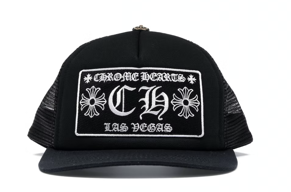 Chrome Hearts 'CH Las Vegas' Black Trucker Hat