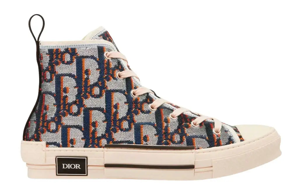 【DIOR】B23 Dior Oblique high-top sneakers ハイトップ DIOR x KIM JONES - B23 HIGH-TOP SNEAKERS IN DIOR OBLIQUE
