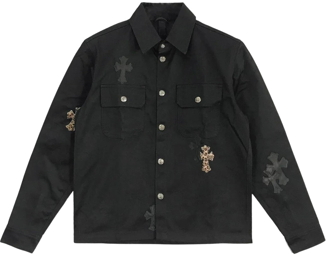 Chrome Hearts 'Work Dog' Leopard Cross Jacket – Showroom LA