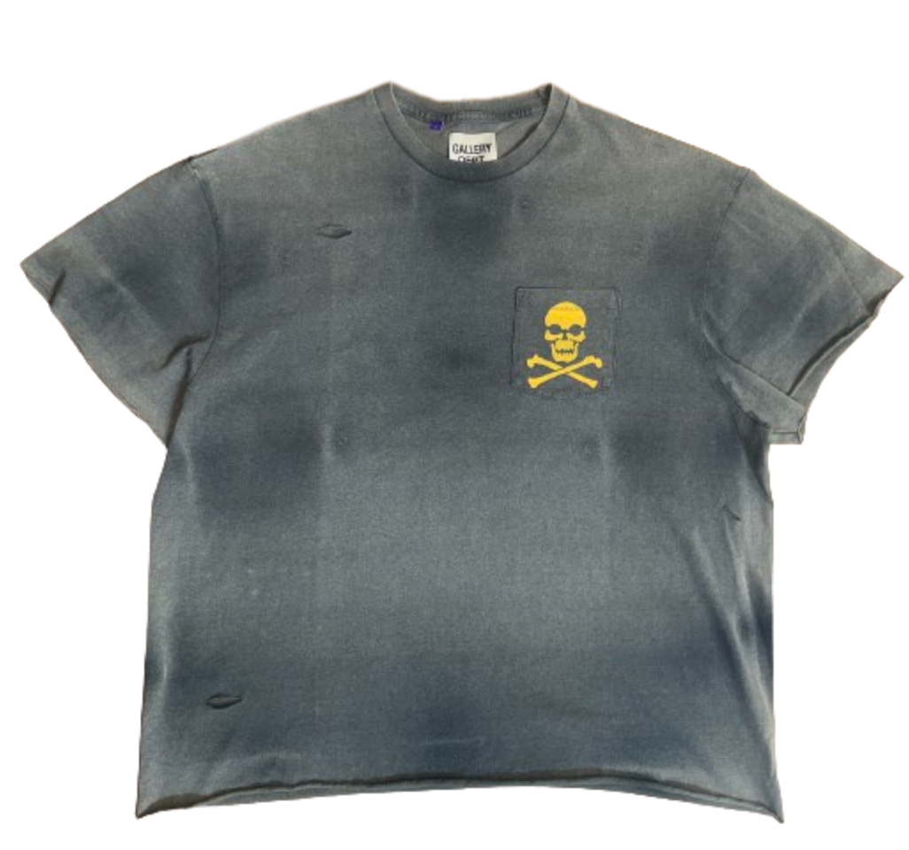 Gallery Dept 'Skull & Bones' Distressed Tee – Showroom LA