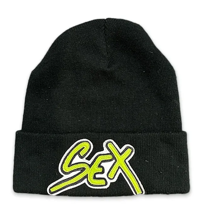 帽子 Chrome Hearts Fuck Beanie Chrome Hearts Matty Boy 'Sex' Black Beanie – Showroom LA