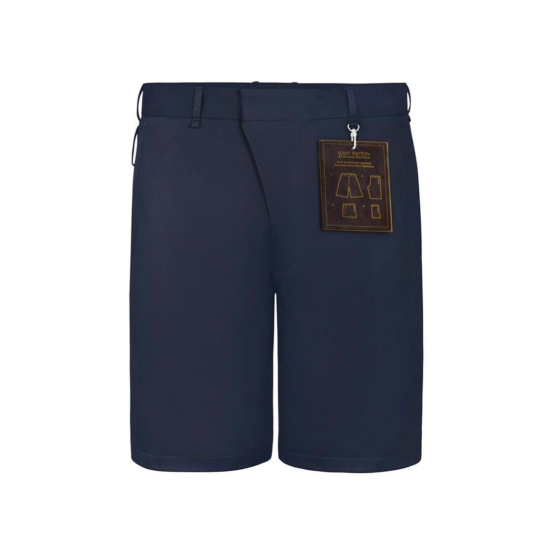 Louis Vuitton 'Navy' Cotton Chino Shorts