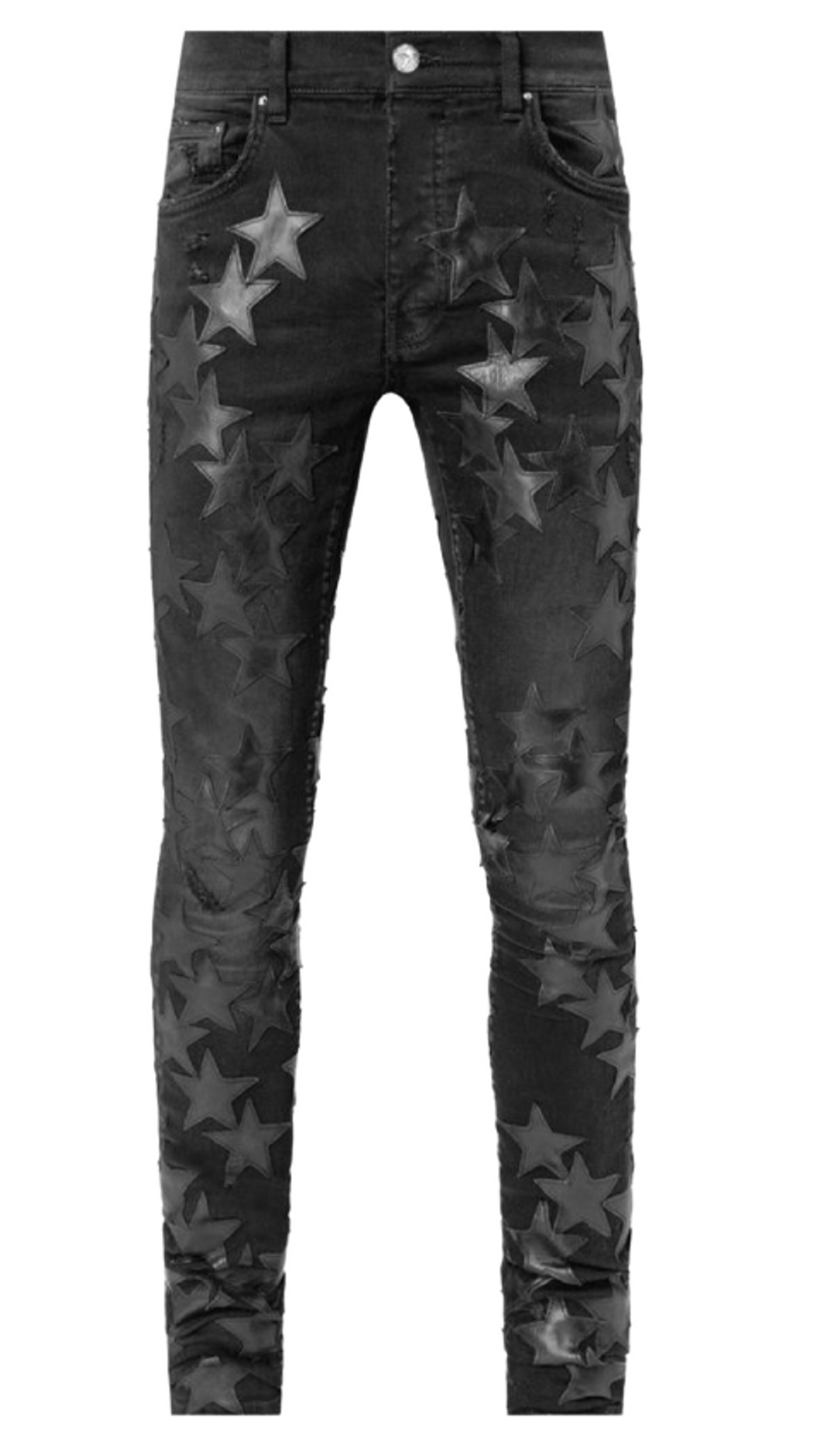 Amiri x Chemist 'Black' Star Patch Jeans