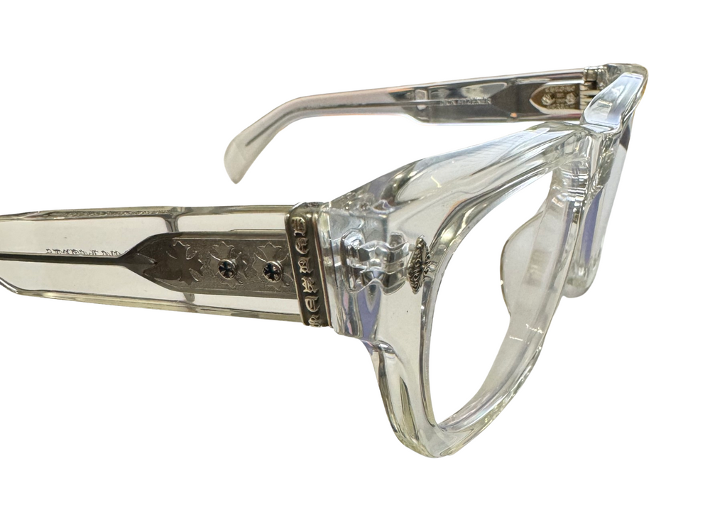 Chrome Hearts 'Dick Fitzener' Crystal Matte Glasses