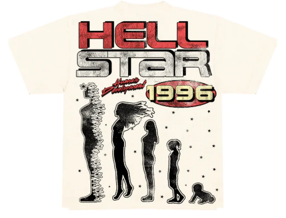 Hellstar 'Cranium' Cream Tee