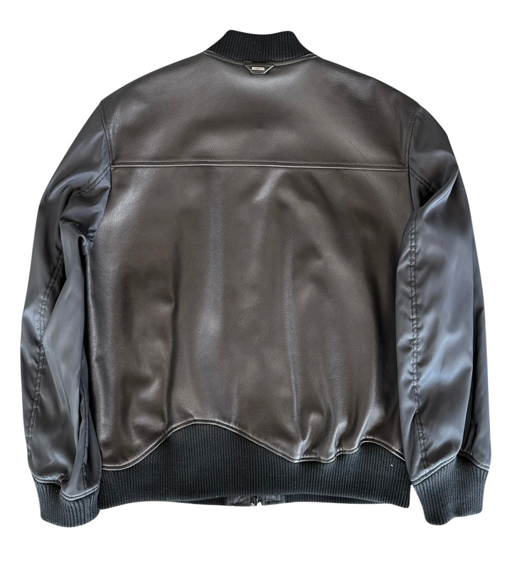 Louis Vuitton 'Black' Leather Reversible Monogram Jacket