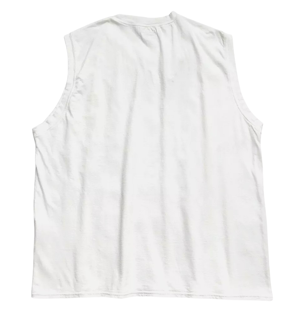 Kapital Jersey 'Curtain Concho' Cutoff Tee