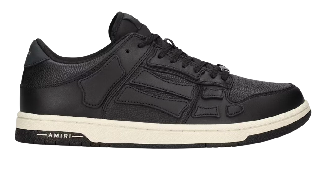 Amiri 'Black/Black' Skel Low Top Low