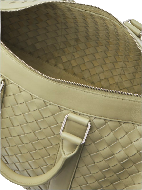 Bottega Veneta 'Green' Intrecciato Leather Duffle Bag