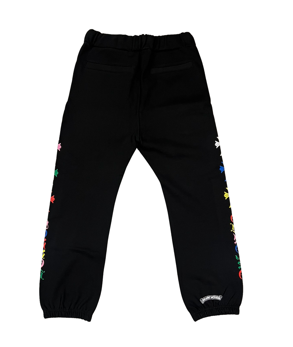 Chrome Hearts Multicolor Cemetary Black Sweatpants