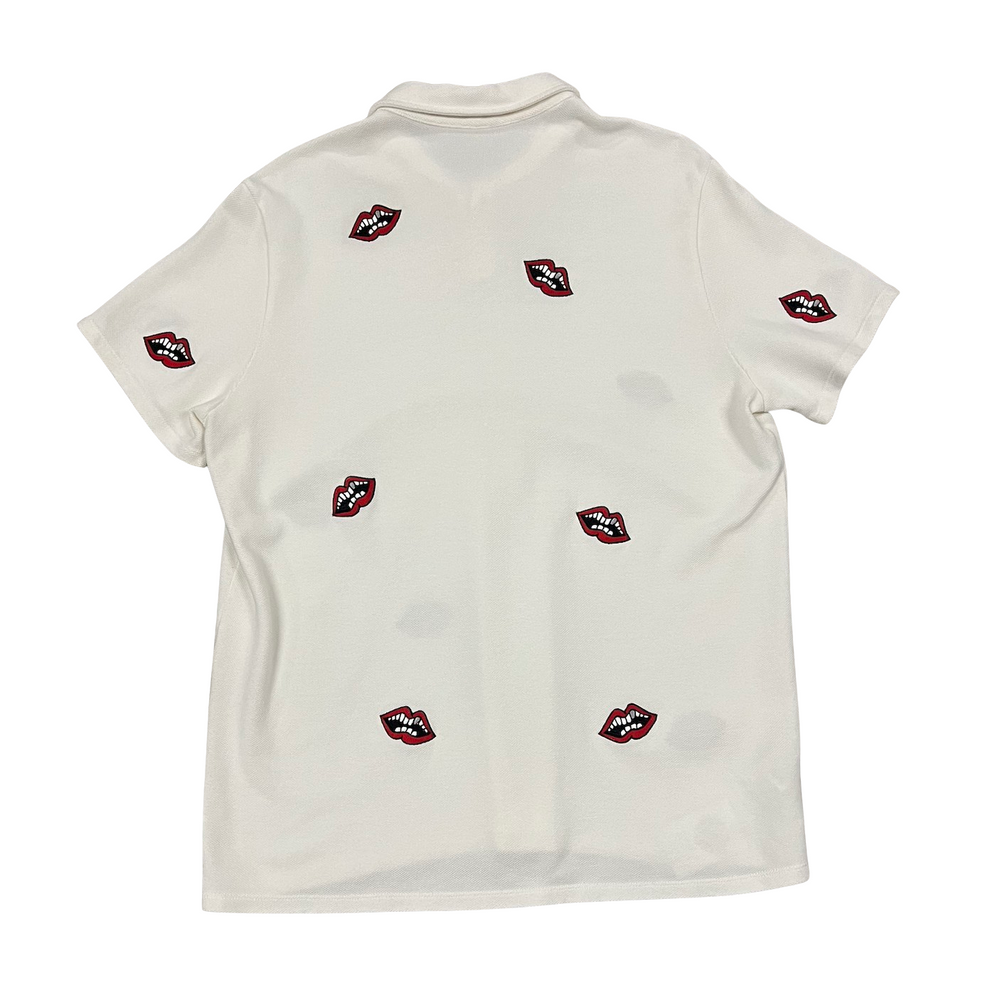 Chrome Hearts Matty Boy 'Chomper' White Polo