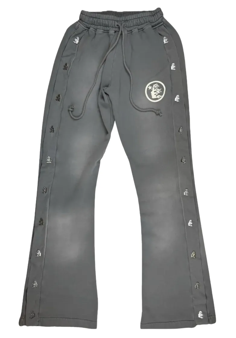 Hellstar Grey 'Mirror Face' Sweatpants