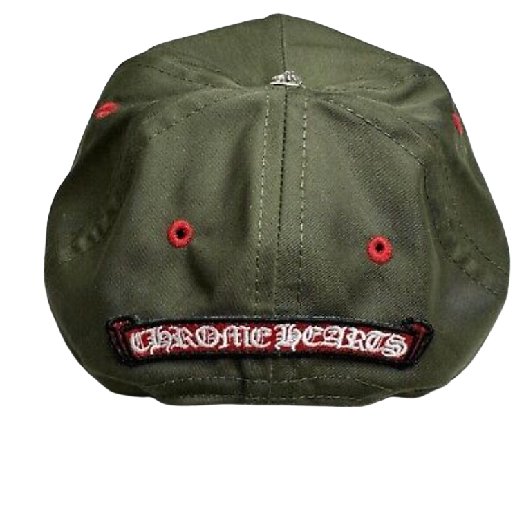 Chrome Hearts 'Gas Station' Embroidered Green Trucker Hat