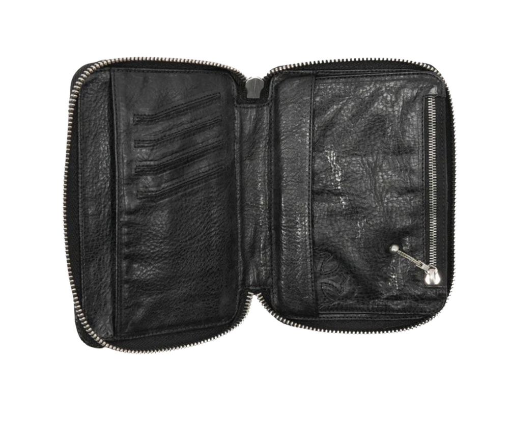 Chrome Hearts 'Cross Patch' Medium Zip Wallet