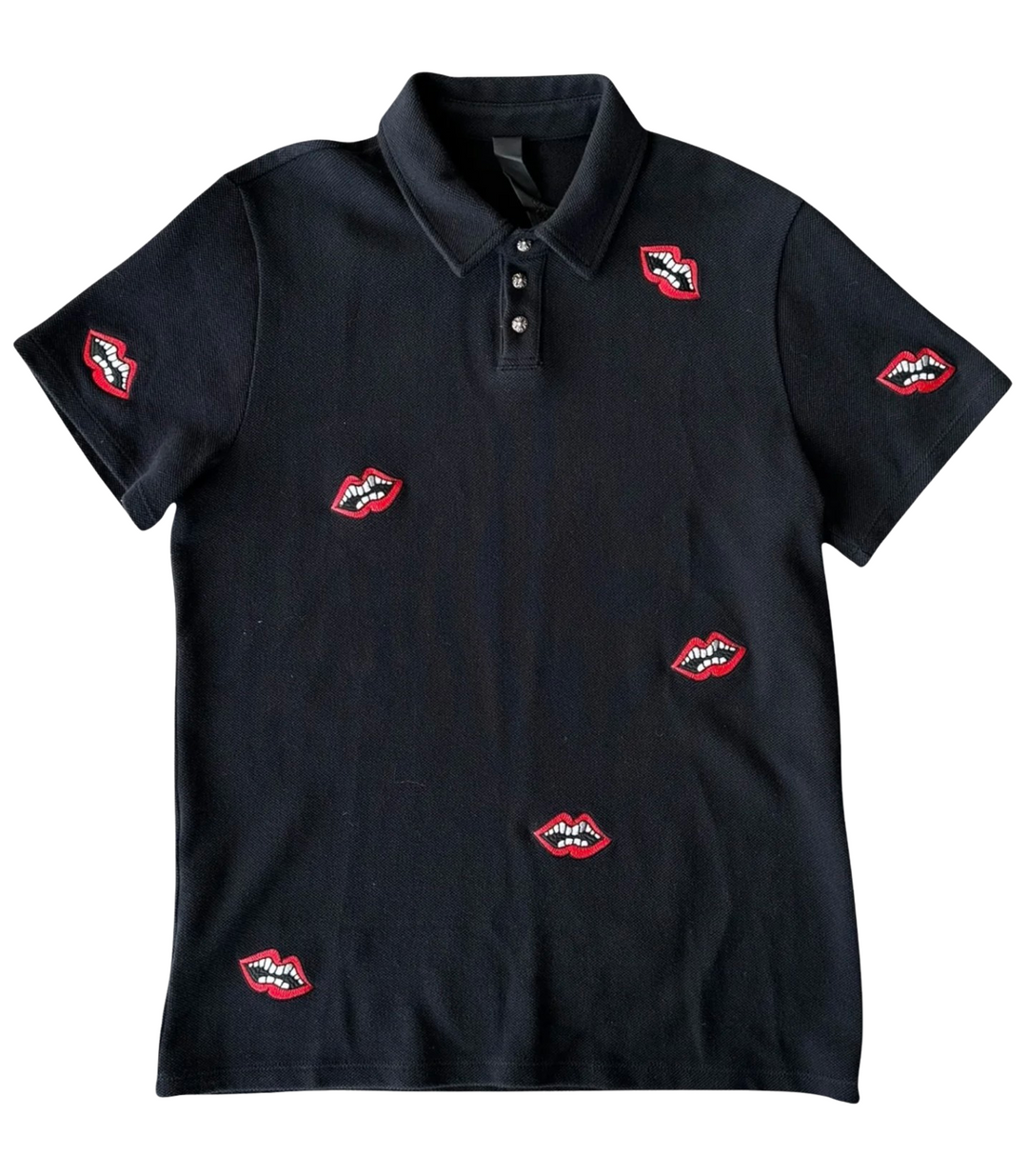 Chrome Hearts 'Chomper' Black Polo Shirt