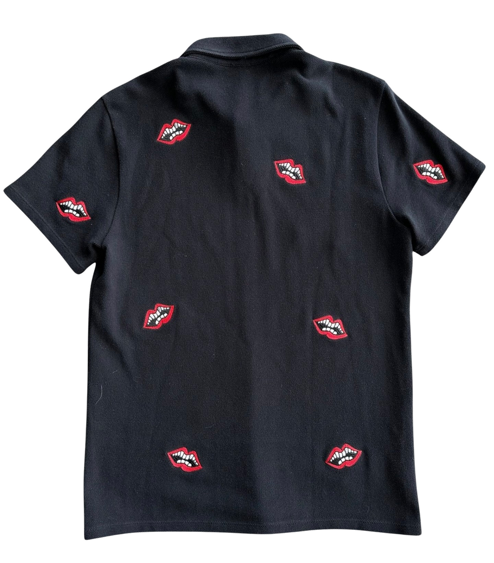 Chrome Hearts 'Chomper' Black Polo Shirt