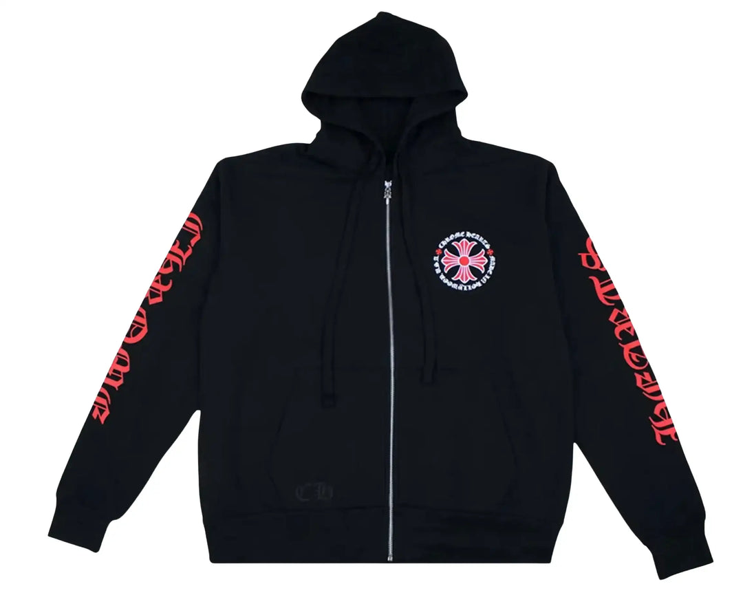 Chrome Hearts 'Made In Hollywood' Plus Cross Logo Hoodie